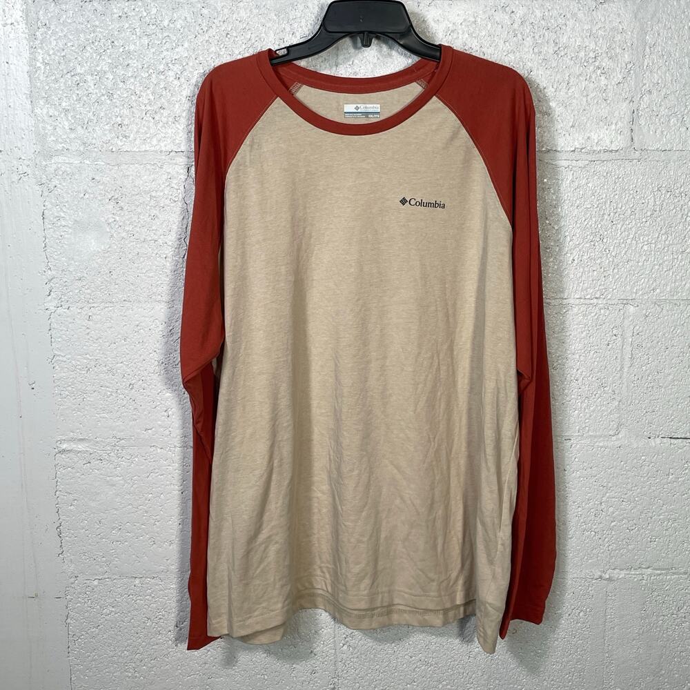 Columbia Men's Thistletown Hills T-Shirt Ancient Fossil, Warp Red Heather XXL